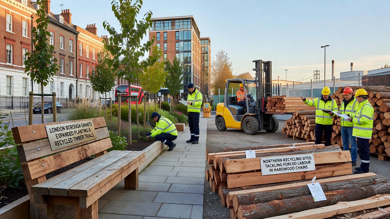 London Boroughs Secure Planting Grants for Recycled Timber Trials in Urban Developments